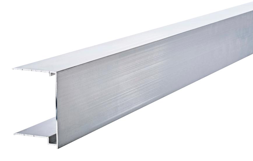 Alu vandnæseprofil til 55 mm, 1250 mm